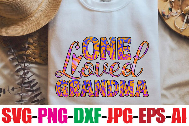 One Loved Grandma Sublimation MStudio 