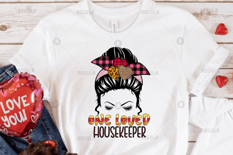 One loved housekeeper Sublimation Design Sublimation Regulrcrative 