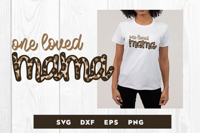 One loved mama leopard svg, mothers day SVG dadan_pm 
