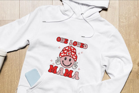 One Loved Mama , Mama Valentine , Groovy Valentine , Mama and Mini, Retro valentines. Embroidery/Applique DESIGNS ArtEMByNatalia 