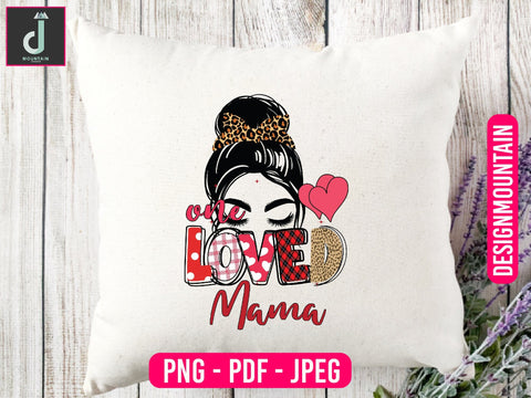 One loved mama Sublimation design Sublimation Alihossainbd 