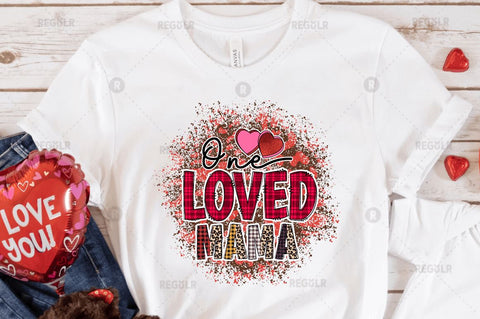 One loved mama Sublimation Design Sublimation Regulrcrative 