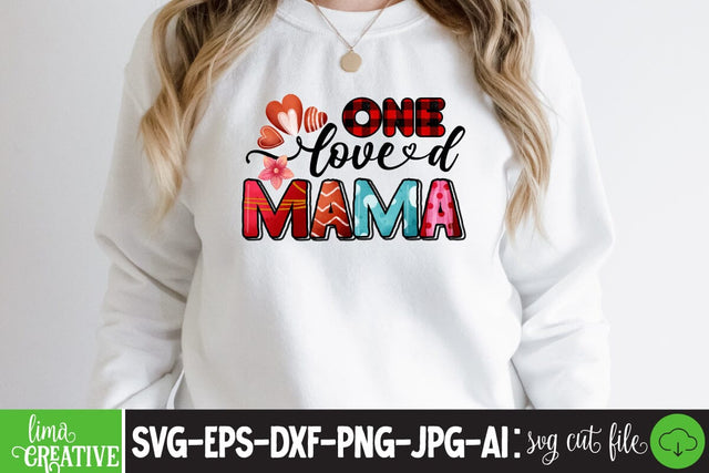 One Loved Mama Sublimation PNG Sublimation Insomnia Std 