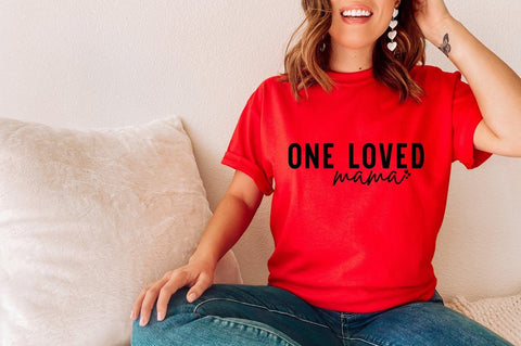 One Loved Mama SVG - Mom Quote svg, Mama svg SVG Simply Cutz 