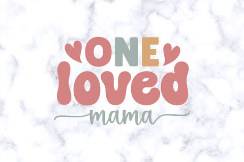 One loved mama SVG SVG Regulrcrative 