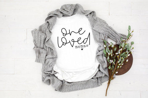 One Loved Memaw SVG - Memaw svg, Mothers Day svg, Grandma SVG SVG Simply Cutz 