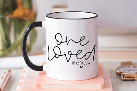 One Loved Memaw SVG SVG Simply Cutz 