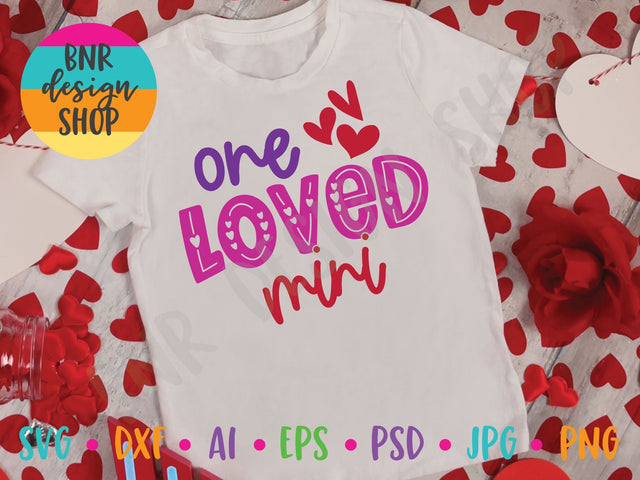 One Loved Mini SVG SVG BNRDesignShop 