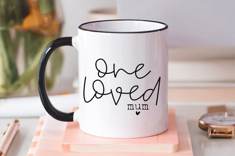 One Loved Mum SVG - Mum svg, Mothers Day svg SVG Simply Cutz 