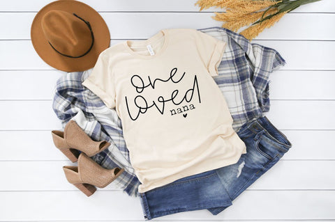 One Loved Nana SVG - Nana svg, Nana Quotes svg, Nana Life svg SVG Simply Cutz 
