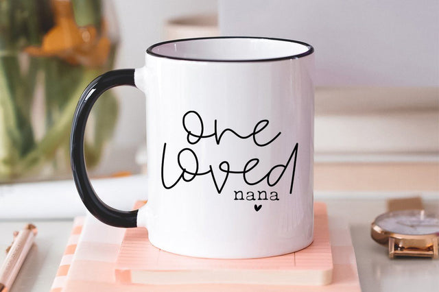 One Loved Nana SVG - Nana svg, Nana Quotes svg, Nana Life svg SVG Simply Cutz 