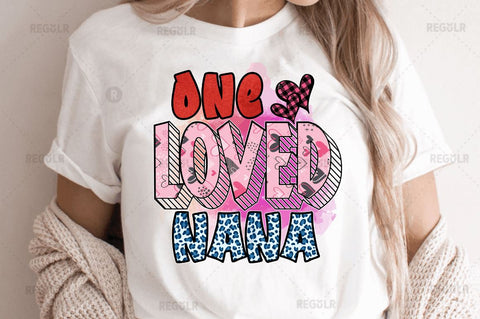 One loved nana SVG Sublimation Regulrcrative 