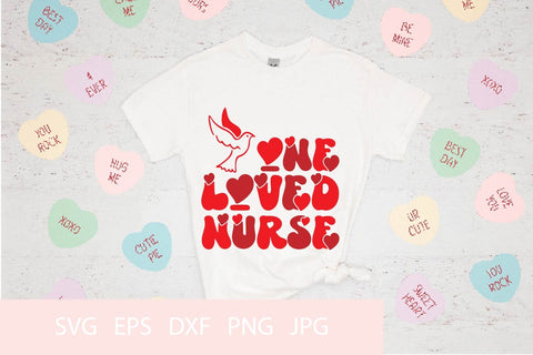 One Loved Nurse PNG SVG Free For Commercial Use SVG Sintegra 