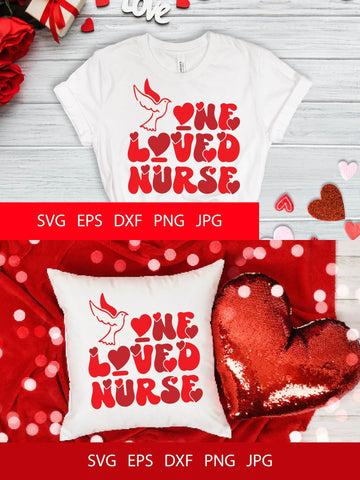 One Loved Nurse PNG SVG Free For Commercial Use SVG Sintegra 