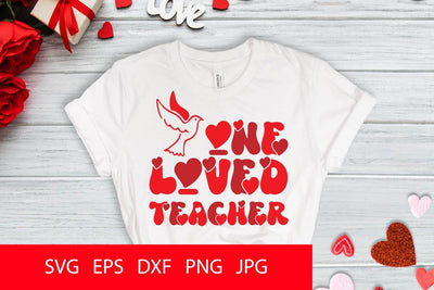 One Loved Teacher PNG SVG Free For Commercial Use SVG Sintegra 