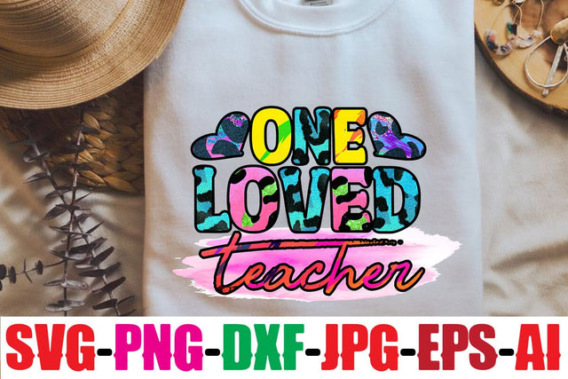 One loved teacher Sublimation Sublimation MStudio 