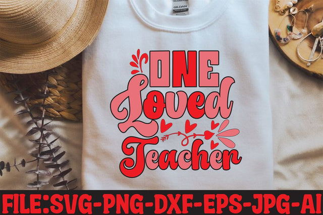 One Loved Teacher SVG MStudio 