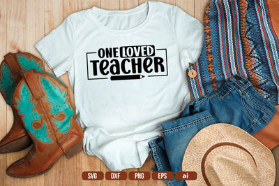 One Loved Teacher SVG SVG shah alam 