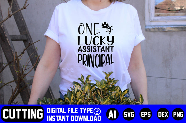 One Lucky Assistant Principal SVG CraftlabSvg29 