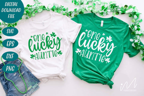 One Lucky Auntie svg SVG Isabella Machell 