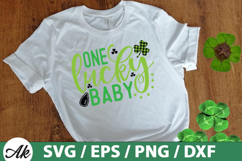 One lucky baby SVG SVG akazaddesign 