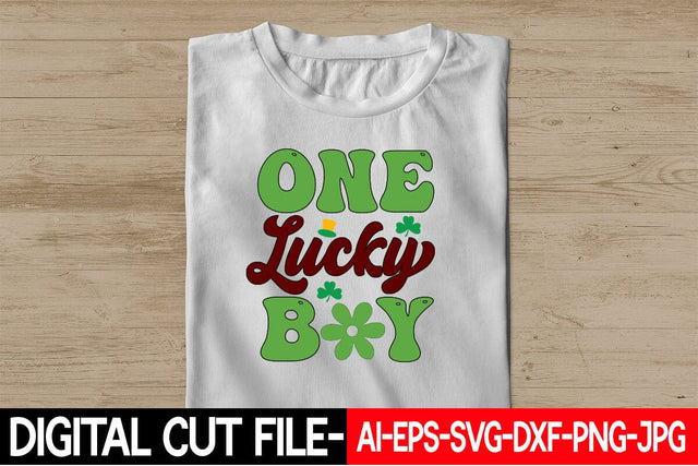 One Lucky Boy SVG Blessedprint 