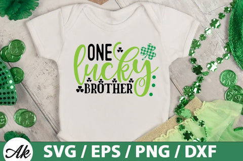 One lucky brother SVG SVG akazaddesign 