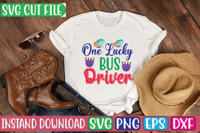 One Lucky Bus Driver SVG Cut File SVG Studio Innate 