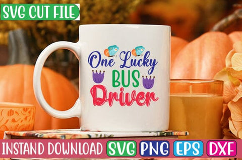 One Lucky Bus Driver SVG Cut File SVG Studio Innate 