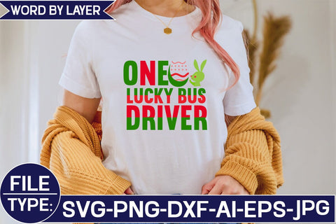 One Lucky Bus Driver SVG Cut File SVG Studio Innate 