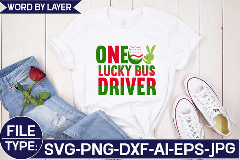 One Lucky Bus Driver SVG Cut File SVG Studio Innate 
