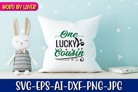 One Lucky Cousin Svg SVG Blessedprint 