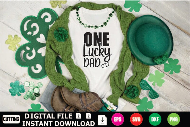One Lucky Dad SVG Shahin alam 