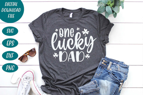 One Lucky dad svg SVG Isabella Machell 