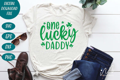 One Lucky daddy svg SVG Isabella Machell 