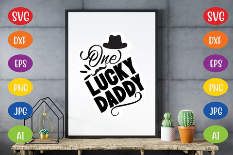 One Lucky Daddy SVG SVG MStudio 