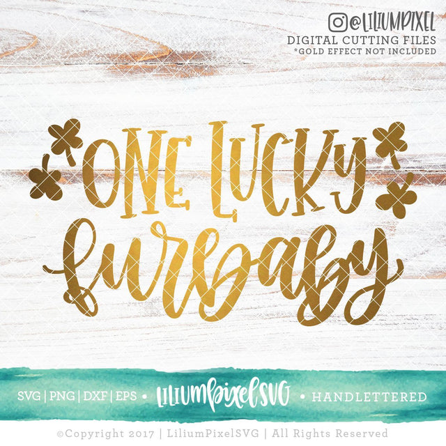 One Lucky Furbaby SVG Lilium Pixel SVG 
