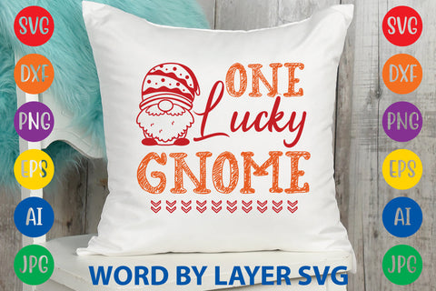 One Lucky Gnome, Gnome SVG SVG Rafiqul20606 