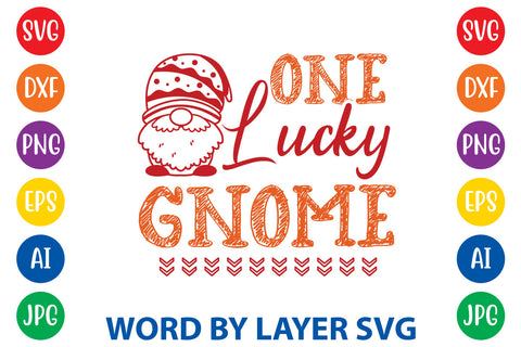 One Lucky Gnome, Gnome SVG SVG Rafiqul20606 