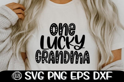 One Lucky Grandma - Grandma Svg - SVG PNG EPS DXF SVG On the Beach Boutique 