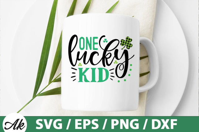One lucky kid SVG SVG akazaddesign 