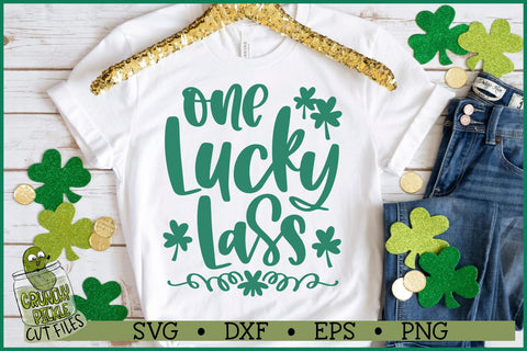 One Lucky Lass SVG File SVG Crunchy Pickle 
