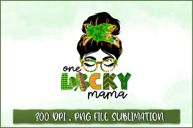 One lucky mama Sublimation SVG Shetara Begum 