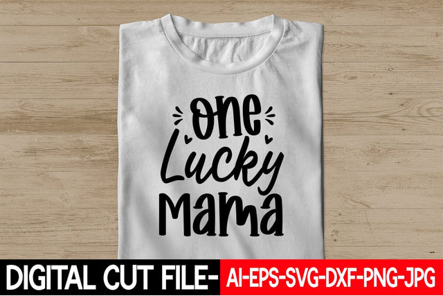 One Lucky Mama SVG Blessedprint 
