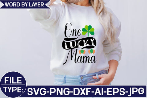 One Lucky Mama SVG Cut File SVG Studio Innate 