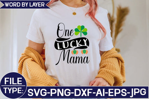 One Lucky Mama SVG Cut File SVG Studio Innate 