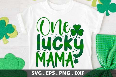 One lucky mama SVG Designangry 