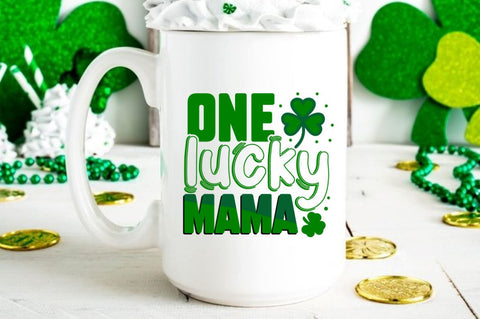One lucky mama SVG Designangry 