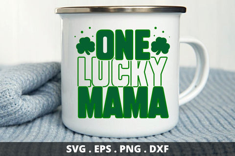 One lucky mama SVG Designangry 