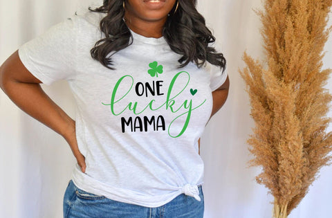 One Lucky Mama Women's St. Patrick's Day Mom Shirt